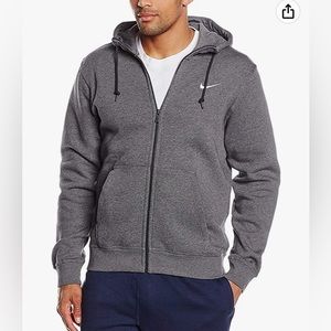 Men’s Charcoal grey zip up hoodie